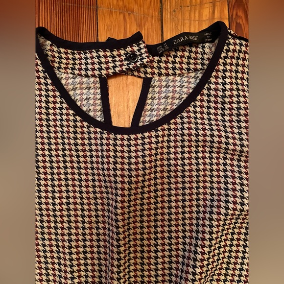 Zara houndstooth top medium - Picture 2 of 8